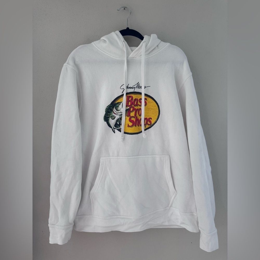 Bass Pro Shops Hoodie Men’s Size L in Whisper White - Picture 2 of 9
